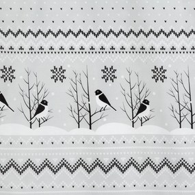 VIANOČNÉ SATÉNOVÉ OBLIEČKY TASHA 200X220 CM, 2 KS 70X80 CM VZOROVANÉ