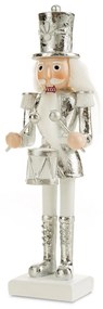 VIANOČNÁ FIGÚRKA NUTCRACKER 20CM STRIEBORNÁ