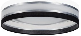 LED Stropné svietidlo CORAL 1xLED/24W/230V čierna/biela
