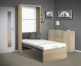 Nabytekmorava Sklápacia posteľ VS 3054 P - 200x90 cm farba lamina: agát (akát)