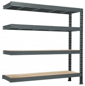 Trestles Prístavok k regálu 1800x2400x600, 4 police Farba: žltá a čierna