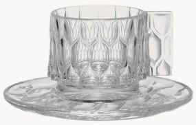Šálky na kávu's tanierikmi Jellies, 4 diely