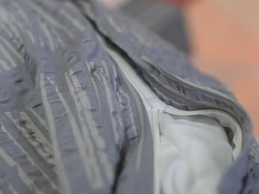 Krepové obliečky z Renforcé bavlny HONEY COMB sivé Rozmer obliečky: 70 x 90 cm | 140 x 200 cm