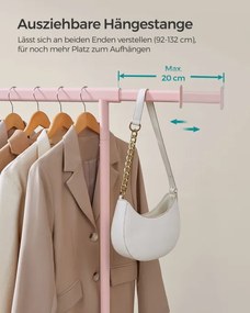 Vešiakový stojan na kolieskach HSR013R01