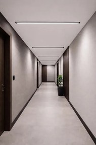LED Stropné svietidlo REDOM LED/24W/230V 4000K 60 cm čierne