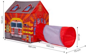 Stan s tunelom pre deti Detské ihrisko Fireman's house IPLAY