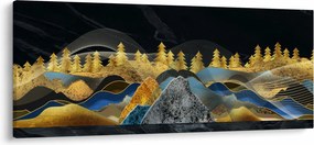 Obraz - Zlaté hory (120x50 cm)