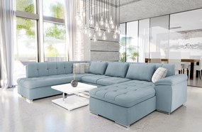 Rohová pohovka Talina s funkciou spania (Pravá U) (Uttario Velvet 2960 + Uttario Velvet 2960 + Senegal 818). Vlastná spoľahlivá doprava až k Vám domov. 1059430