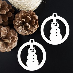 SENTOP | Vianočné ozdoby z dreva a plastu, Vianočné dekorácie drevené , drevené doplnky PR0076-Christmas decorations