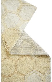 Okrovožltý prateľný ručne tkaný bavlnený koberec 140x200 cm Sweet Honey – Lorena Canals