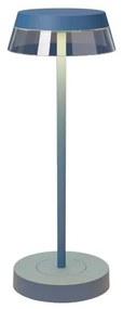 Redo 90310 - LED Stmievateľná stolná lampa ILUNA LED/2,5W/5V 3000 mAh IP65 modrá