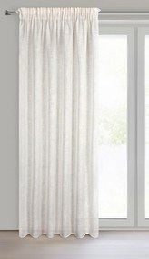 ZÁVES NA PÁSKE KARLI 140X270 CM KRÉMOVÁ