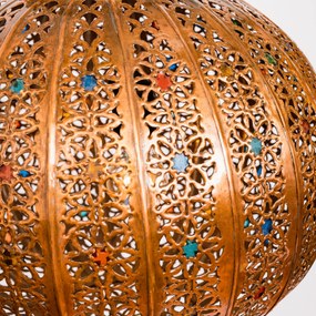 Orientálna medená lampa Hanief