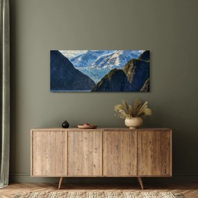 Obraz krajiny s horami (120x50 cm)