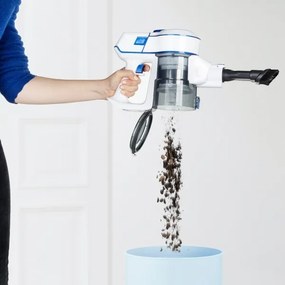 Niceboy ION Hurricane H5- Bezdrôtový tyčový vysávač 2v1 150W/2200 mAh biela/modrá