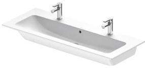 Duravit ME by Starck - Umývadlo do nábytku 1230x490 mm, biela matná 2361123224