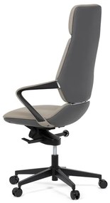 Autronic BONTEC Kancelárske kreslo, synchrónny mechanizmus, šedá ekokoža, KA-T8426 GREY Farba: Modrá