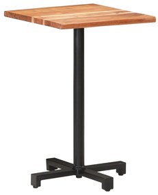 Bistro stolík s nepravidelnými hranami 50x50x75 cm akáciový masív