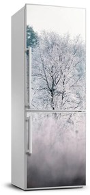Nálepka na chladničku samolepiace Les zima FridgeStick-70x190-f-142936706