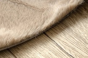 Koberec BUNNY tmavobéžový kruh