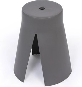 Plastová stolička RIKO, sivá