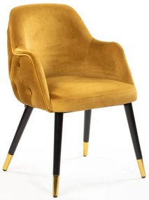 TONYA ČALÚNENÁ STOLIČKA black