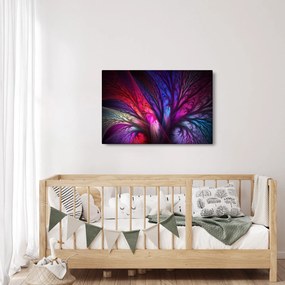 Abstraktný obraz stromu (90x60 cm)