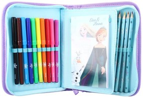 Vybavený školský peračník Ľadové kráľovstvo - Frozen - 27 dielov