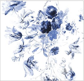 Vliesová tapeta Royal Blue Flowers III