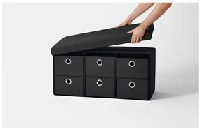 Livarno home Lavica s úložným priestorom (čierna)  (100370809)