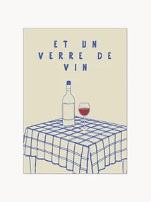 Plagát Et Un Verre de Vin