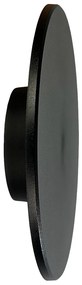 Exteriérové nástenné LED svietidlo Disk, 1x LED 18w, CCT, čierna