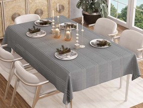 XPOSE® Obrus STRIPE - tmavo sivý 140x180 cm