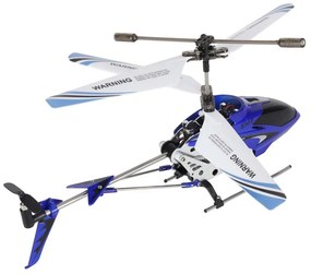 KIK RC vrtuľník SYMA S107G Metal, hliníkový, gyroskop, 3,5-kanálový, diaľkové ovládanie, modrý