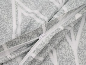 Krepové obliečky z Renforcé bavlny GRAY STRIPES sivé Rozmer obliečky: 70 x 90 cm | 140 x 200 cm