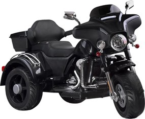 JOKOMISIADA Veľký akumulátorový motorkový chopper pre deti PA0254 čierny