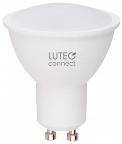 LUTEC Stmievateľná inteligentná žiarovka s funkciou RGB GU10, 4,7 W, 440 lm, farebné svetlo