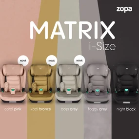 Zopa autosedačka Matrix i-Size - Boss Grey