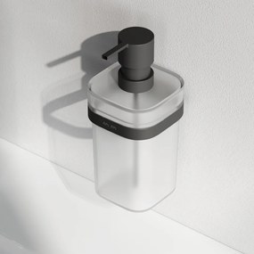 Dávkovač mydla AM.PM Func A8F36922 nástenný, sklo, čierny