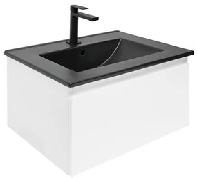 Kúpeľňová skrinka s umývadlom SAT B-WAY 59x30x45 cm biely lesk BWAY60WU4BB, 1 ks