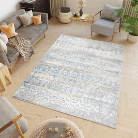 TA Koberec D184B L.GREY BLUE VALLEY Rozmer: 160x220 cm