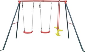 Záhradná hojdačka HUP červená