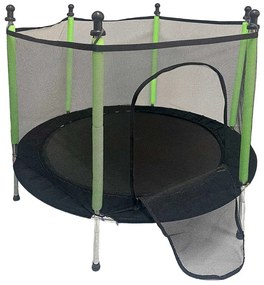 Detská záhradná trampolínová sieť 140 cm zelená