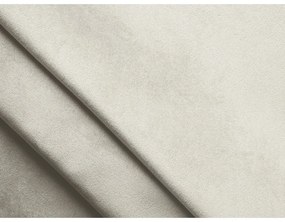 Biela zamatová rohová pohovka (pravý roh) Moana – Makamii