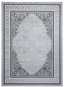 Koberec GLOSS 8490 52 Ornament - slonia kosť, sivý