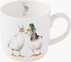 Hrnček z jemného kostného porcelánu Duck Love