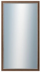 DANTIK - Zrkadlo v rámu, rozmer s rámom 50x90 cm z lišty TAIGA hnedá (3107)