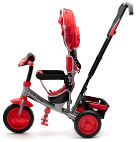 Detská trojkolka so svetlami Baby Mix Lux Trike červená