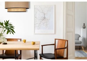 Duolla - Stropné svietidlo BOHO 1xE27/15W/230V pr. 45 cm béžová/ratan