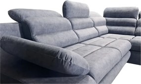 Sedacia súprava Denver, ľavá, šedá (country 19)